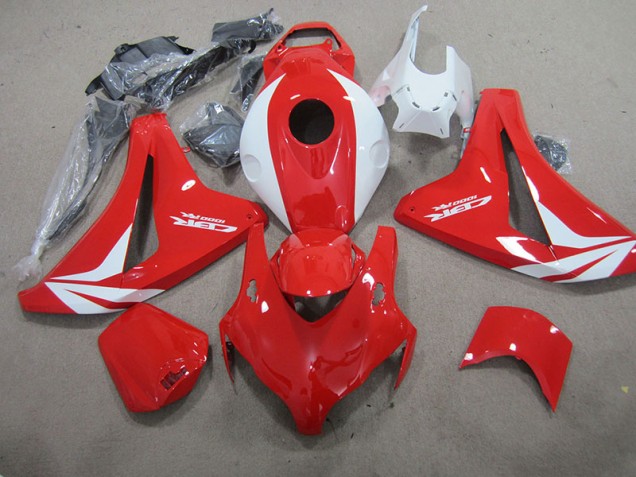 2008-2011 Red White Fireblade Honda CBR1000RR Motorbike Fairings for Sale