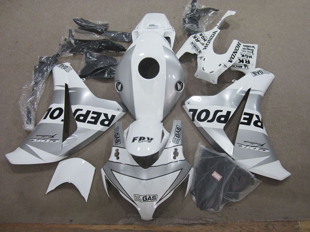2008-2011 White Repsol Honda CBR1000RR Motorcycle Bodywork for Sale 2008-2011 White Repsol Honda CBR1000RR Motorcycle Bodywork for Sale