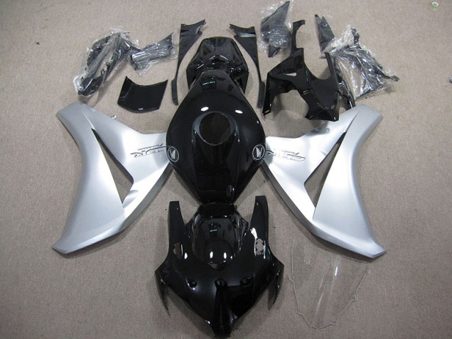 2008-2011 Black Silver Fireblade Honda CBR1000RR Motorbike Fairing Kits for Sale 2008-2011 Black Silver Fireblade Honda CBR1000RR Motorbike Fairing Kits for Sale