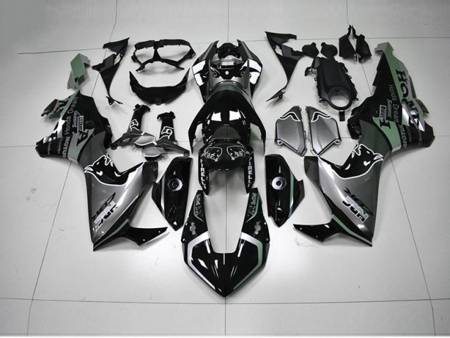 2017-2020 Black Silver HRC Honda CBR1000RR Bike Fairings for Sale 2017-2020 Black Silver HRC Honda CBR1000RR Bike Fairings for Sale
