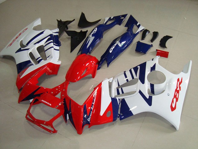 1995-1998 White Red Blue Honda CBR600 F3 Motorcycle Replacement Fairings for Sale