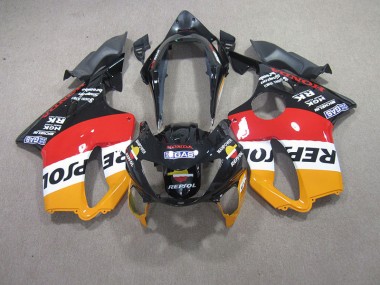 1999-2000 Red Black Repsol Honda CBR600 F4 Moto Fairings for Sale