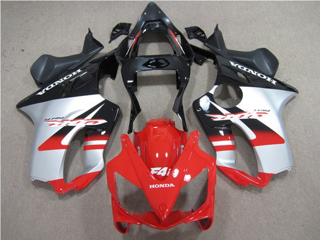 2001-2003 Red White Black Honda CBR600 F4i Motorcycle Replacement Fairings for Sale 2001-2003 Red White Black Honda CBR600 F4i Motorcycle Replacement Fairings for Sale