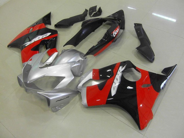 2004-2007 Black Red Silver Honda CBR600 F4i Motorcycle Fairing for Sale