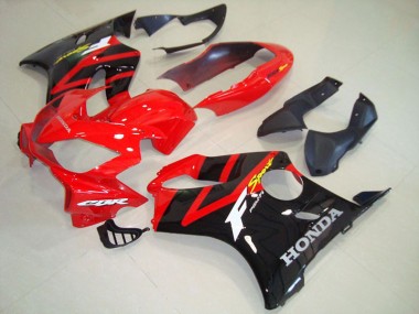 2004-2007 Black Red Honda CBR600 F4i Bike Fairing Kit for Sale