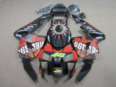 2003-2004 Black Red Repsol 46 Honda CBR600RR Motorcycle Bodywork for Sale