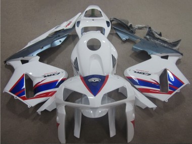 2005-2006 White Blue Red Honda CBR600RR Motorcycle Fairing for Sale