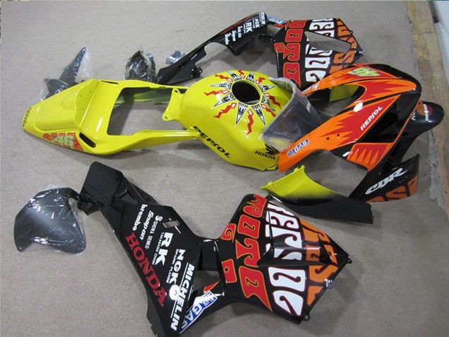 2005-2006 Repsol Honda CBR600RR Replacement Fairings for Sale 2005-2006 Repsol Honda CBR600RR Replacement Fairings for Sale