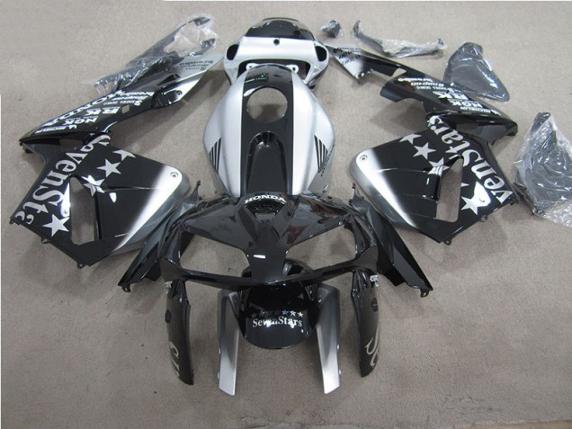 2005-2006 Black SevenStars Honda CBR600RR Motorbike Fairing for Sale 2005-2006 Black SevenStars Honda CBR600RR Motorbike Fairing for Sale
