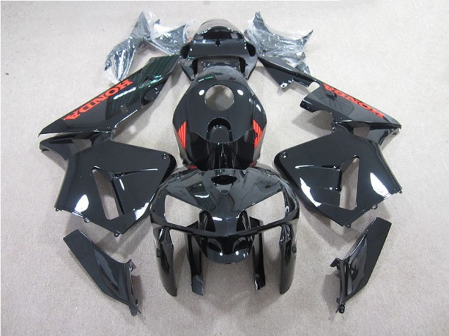 2005-2006 Black with Red Honda CBR600RR Motorcycle Bodywork for Sale 2005-2006 Black with Red Honda CBR600RR Motorcycle Bodywork for Sale