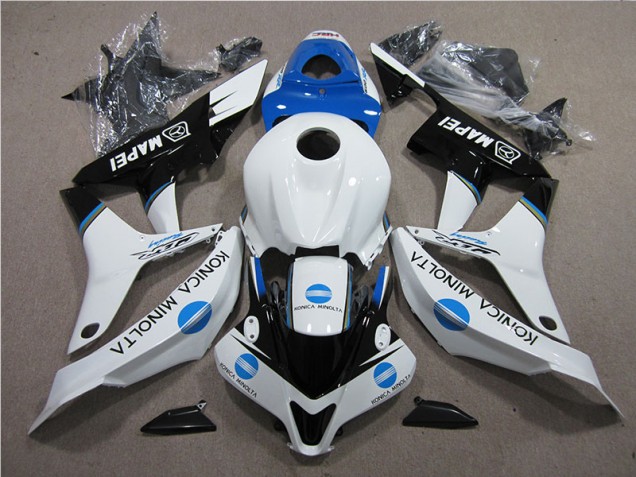 2007-2008 Blue White Black Konica Minolta MAPEI Honda CBR600RR Moto Fairings for Sale