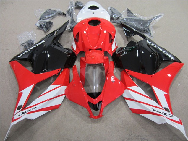 2009-2012 Red Black White Honda CBR600RR Motorcylce Fairings for Sale 2009-2012 Red Black White Honda CBR600RR Motorcylce Fairings for Sale