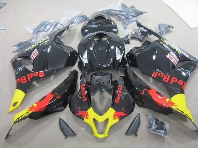 2009-2012 Black Yellow Red Bull Honda CBR600RR Motorbike Fairings for Sale 2009-2012 Black Yellow Red Bull Honda CBR600RR Motorbike Fairings for Sale