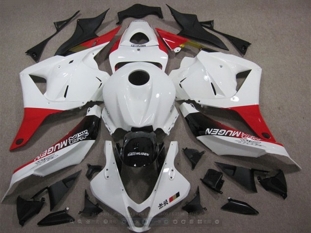 2009-2012 White Red Black Mugen Honda CBR600RR Bike Fairings for Sale 2009-2012 White Red Black Mugen Honda CBR600RR Bike Fairings for Sale