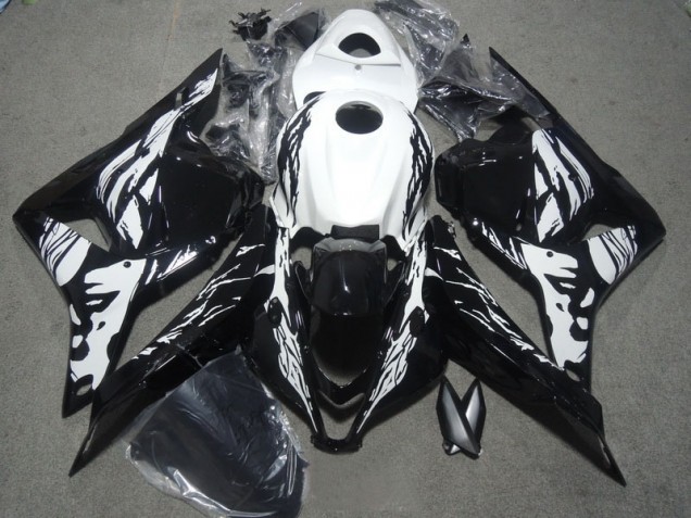 2009-2012 Black White Honda CBR600RR Motorbike Fairing Kits for Sale 2009-2012 Black White Honda CBR600RR Motorbike Fairing Kits for Sale