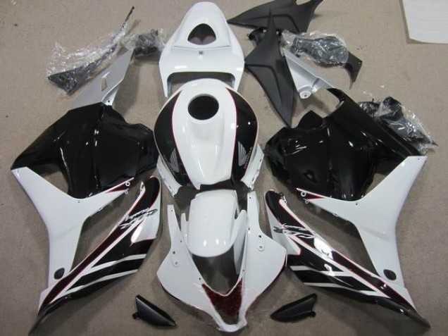2009-2012 Black White Honda CBR600RR Motorcycle Fairings for Sale 2009-2012 Black White Honda CBR600RR Motorcycle Fairings for Sale