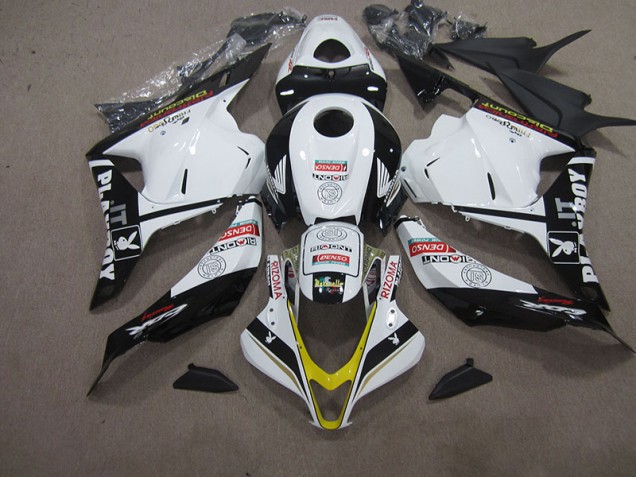 2009-2012 White Black DENSO RIZOMA Honda CBR600RR Motorcycle Fairing Kits for Sale 2009-2012 White Black DENSO RIZOMA Honda CBR600RR Motorcycle Fairing Kits for Sale