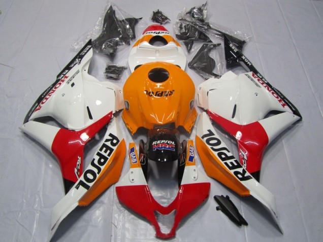 2009-2012 Orange Red White Repsol Honda CBR600RR Motorcycle Fairing Kit for Sale 2009-2012 Orange Red White Repsol Honda CBR600RR Motorcycle Fairing Kit for Sale