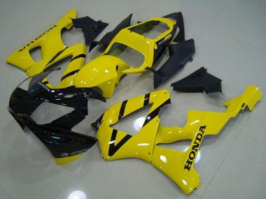 2000-2001 Black Yellow Honda CBR900RR 929 Motor Fairings for Sale