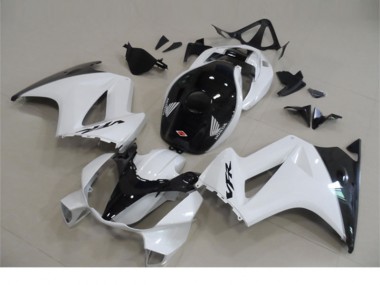 2002-2013 White Black Honda VFR800 Bike Fairing Kit for Sale