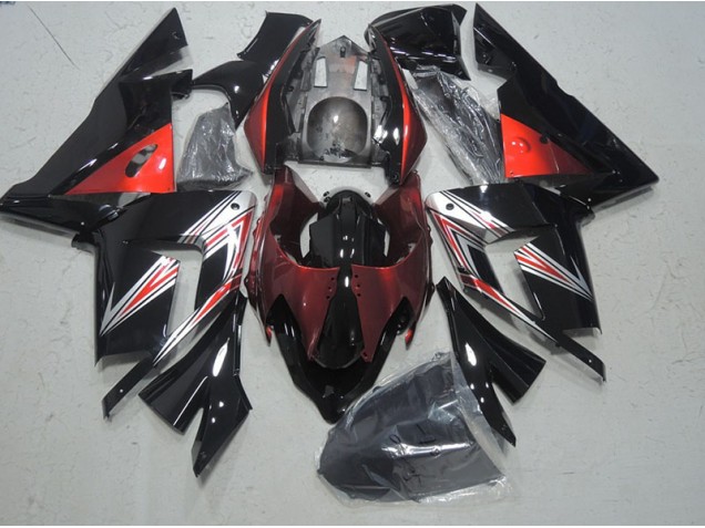 2003-2005 Black Red Kawasaki ZX10R Motorcylce Fairings for Sale