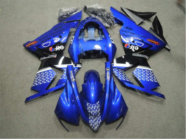 2003-2005 Blue Touch4 Kawasaki ZX10R Motorbike Fairings for Sale