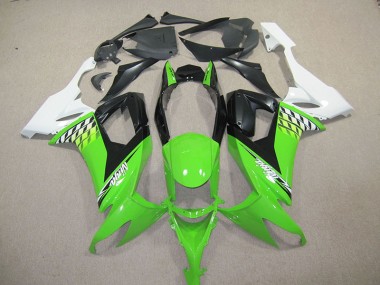 2008-2010 Black Green Ninja Kawasaki ZX10R Bike Fairings for Sale