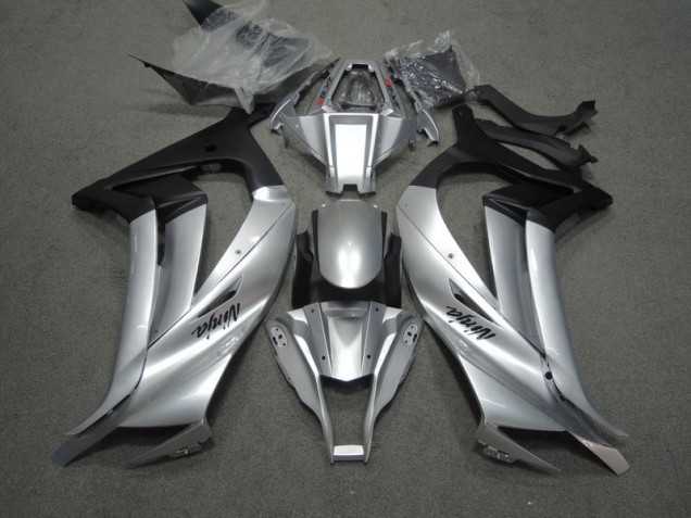 2011-2015 Silver Black Ninja Kawasaki ZX10R Motorcycle Replacement Fairings for Sale