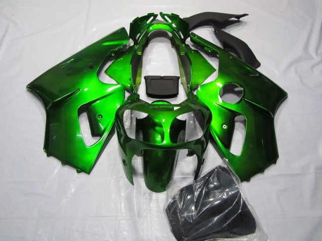 2000-2001 Green Kawasaki ZX12R Motorcycle Fairings Kit for Sale 2000-2001 Green Kawasaki ZX12R Motorcycle Fairings Kit for Sale