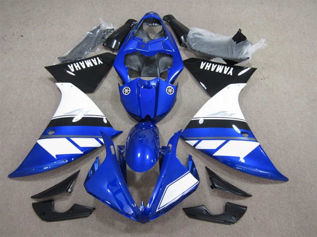 2006-2011 Blue White Kawasaki ZX14R ZZR1400 Motorbike Fairing for Sale