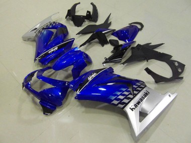 2008-2012 Blue Kawasaki ZX250R Motorcycle Fairings for Sale