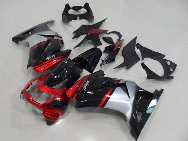 2008-2012 Black Orange Kawasaki ZX250R Motorbike Fairings for Sale