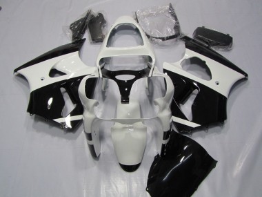 2000-2002 White Black Kawasaki ZX6R Bike Fairings for Sale