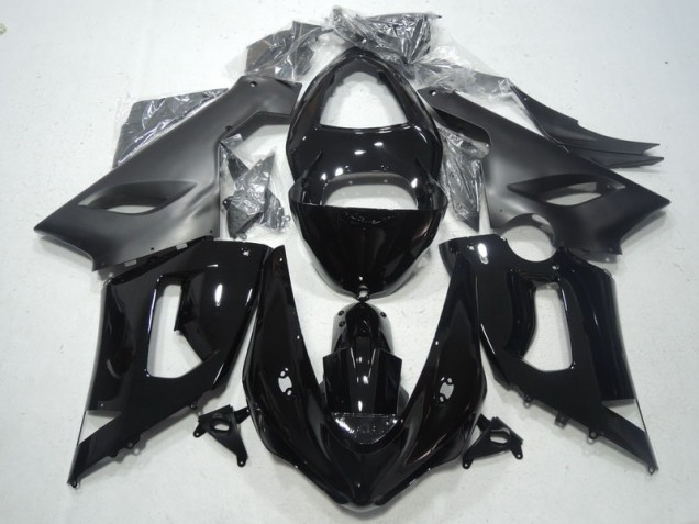 2005-2006 Black Kawasaki ZX6R Replacement Motorcycle Fairings & Bodywork for Sale
