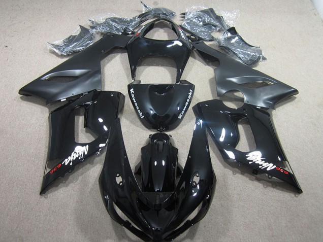 2005-2006 Black Ninja 636 Kawasaki ZX6R Motorcycle Fairing for Sale