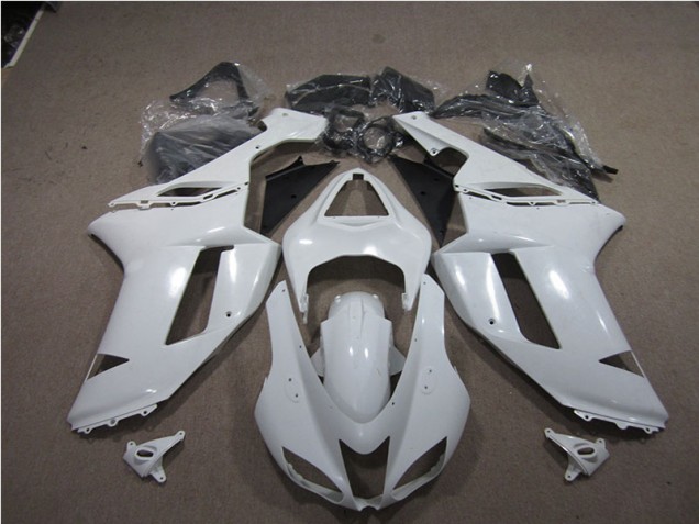 2007-2008 Unpainted Kawasaki ZX6R Bike Fairing Kit for Sale 2007-2008 Unpainted Kawasaki ZX6R Bike Fairing Kit for Sale