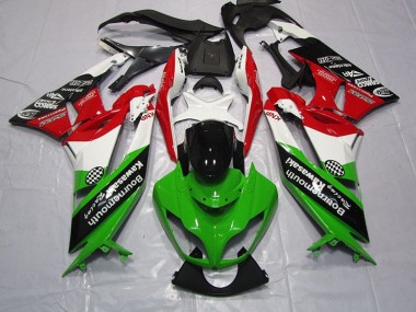 2009-2012 Green Red Kawasaki ZX6R Motorcylce Fairings for Sale