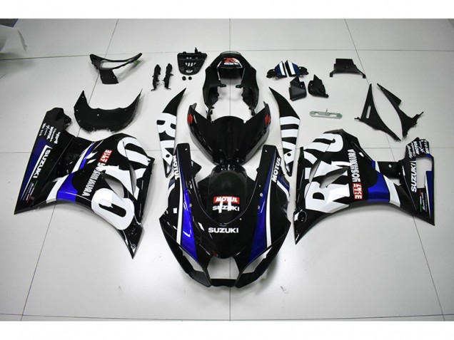 2017-2021 Black White Motul Suzuki GSXR1000 Motorcycle Fairings Kits for Sale 2017-2021 Black White Motul Suzuki GSXR1000 Motorcycle Fairings Kits for Sale