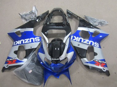 2000-2002 Blue White Decal Suzuki GSXR1000 Motorcycle Fairings for Sale