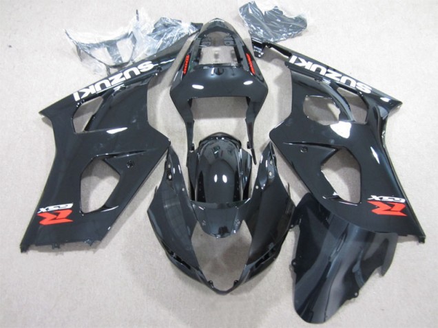 2003-2004 Black Suzuki GSXR1000 Moto Fairings for Sale 2003-2004 Black Suzuki GSXR1000 Moto Fairings for Sale