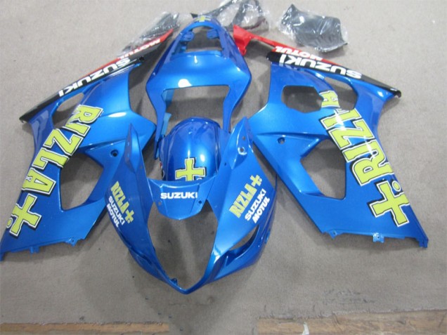 2003-2004 Blue Rizla Suzuki GSXR1000 Motorcycle Replacement Fairings for Sale