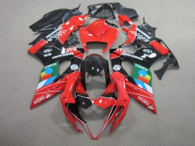 2005-2006 Black Red Green Suzuki GSXR1000 Bike Fairing for Sale