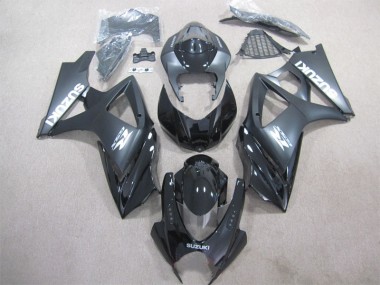 2007-2008 Black Suzuki GSXR1000 Motorcyle Fairings for Sale