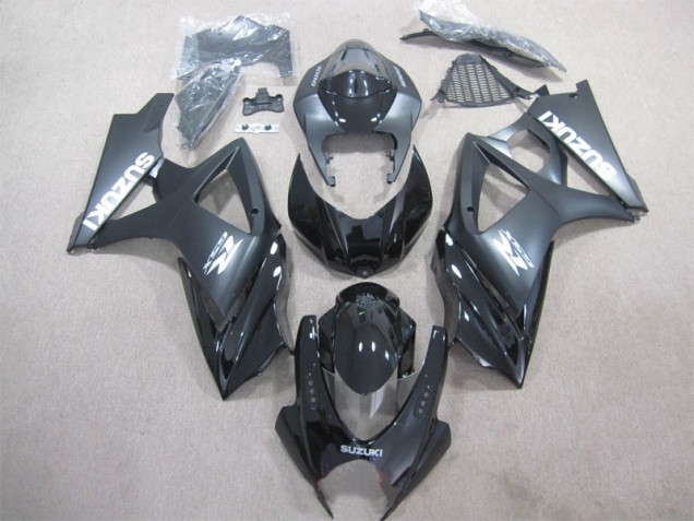 2007-2008 Black Suzuki GSXR1000 Motorcyle Fairings for Sale 2007-2008 Black Suzuki GSXR1000 Motorcyle Fairings for Sale