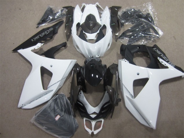 2009-2016 White Black Suzuki GSXR1000 Motorcycle Fairing for Sale