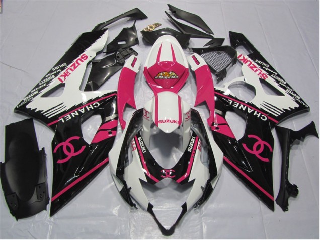 2006-2007 Pink Chanel Suzuki GSXR600 Bike Fairings for Sale 2006-2007 Pink Chanel Suzuki GSXR600 Bike Fairings for Sale