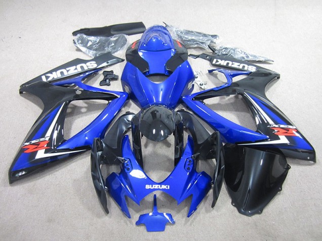 2006-2007 Blue Black Suzuki GSXR750 Motorbike Fairing for Sale 2006-2007 Blue Black Suzuki GSXR750 Motorbike Fairing for Sale