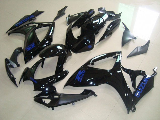 2006-2007 Black Blue Decal Suzuki GSXR750 Bike Fairing for Sale 2006-2007 Black Blue Decal Suzuki GSXR750 Bike Fairing for Sale