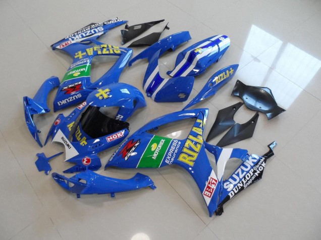 2006-2007 Blue Yellow Rizla Suzuki GSXR750 Replacement Fairings for Sale 2006-2007 Blue Yellow Rizla Suzuki GSXR750 Replacement Fairings for Sale