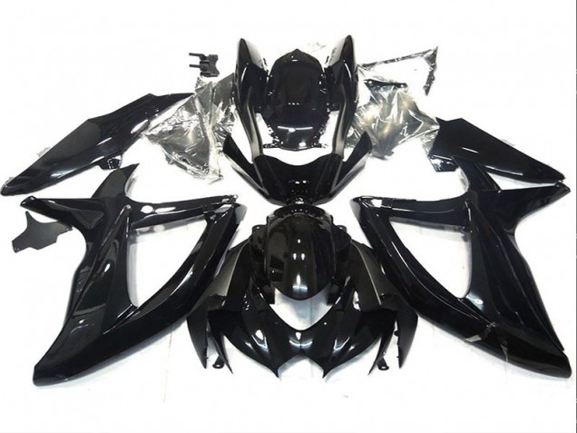 2008-2010 Black Suzuki GSXR750 Motorcycle Fairing for Sale